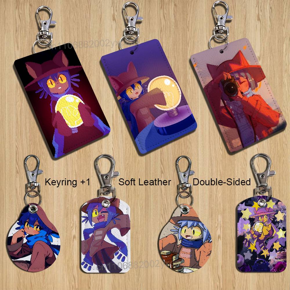cute Niko game OneShot Holder  - Leatherwork Keychain review and price