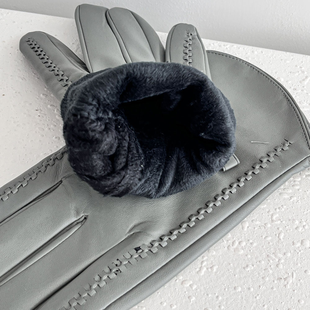 Leather Gloves with Fleece for - Leather Work Winter Gloves review and price