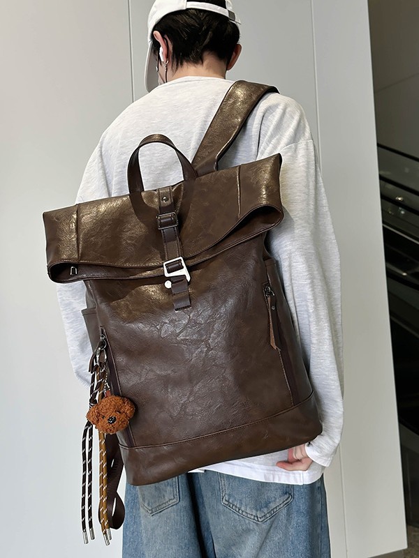 European American Vintage Roll - Leather Work Womens Backpack review and price