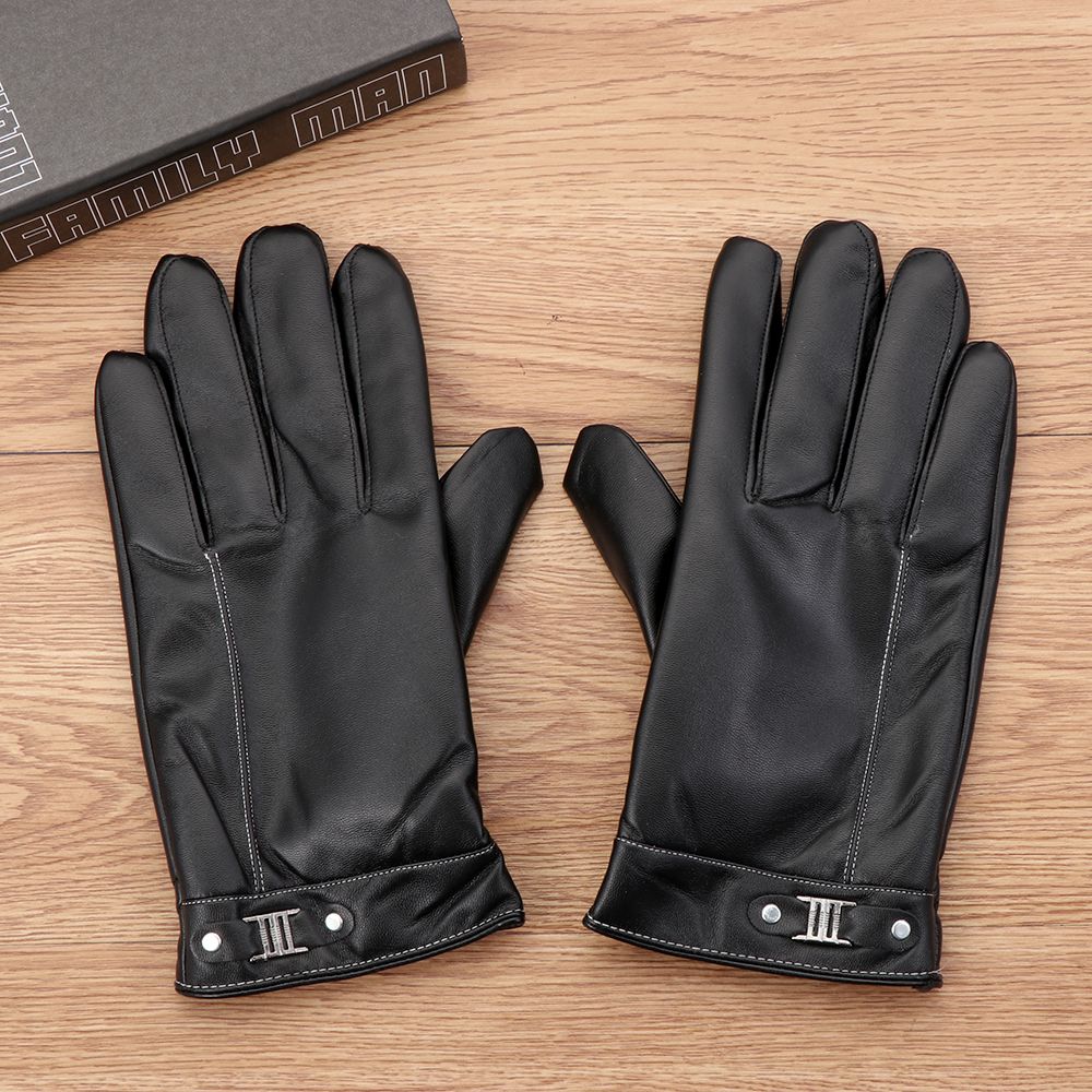 Men's Fleece Thermal Leather G - Leather Work Winter Gloves review and price
