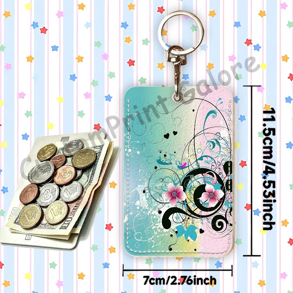 Vectorflourish Floral Metro Fr - Leatherwork Keychain review and price