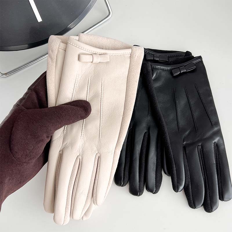New Women's Leather Fingerless - Leather Work Winter Gloves review and price