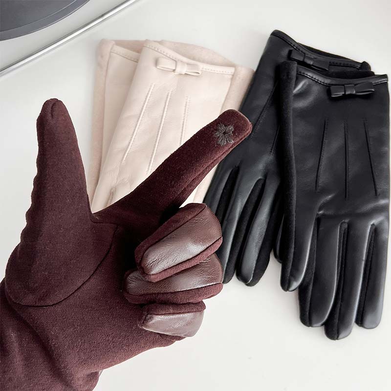 New Women's Leather Fingerless - Leather Work Winter Gloves review and price