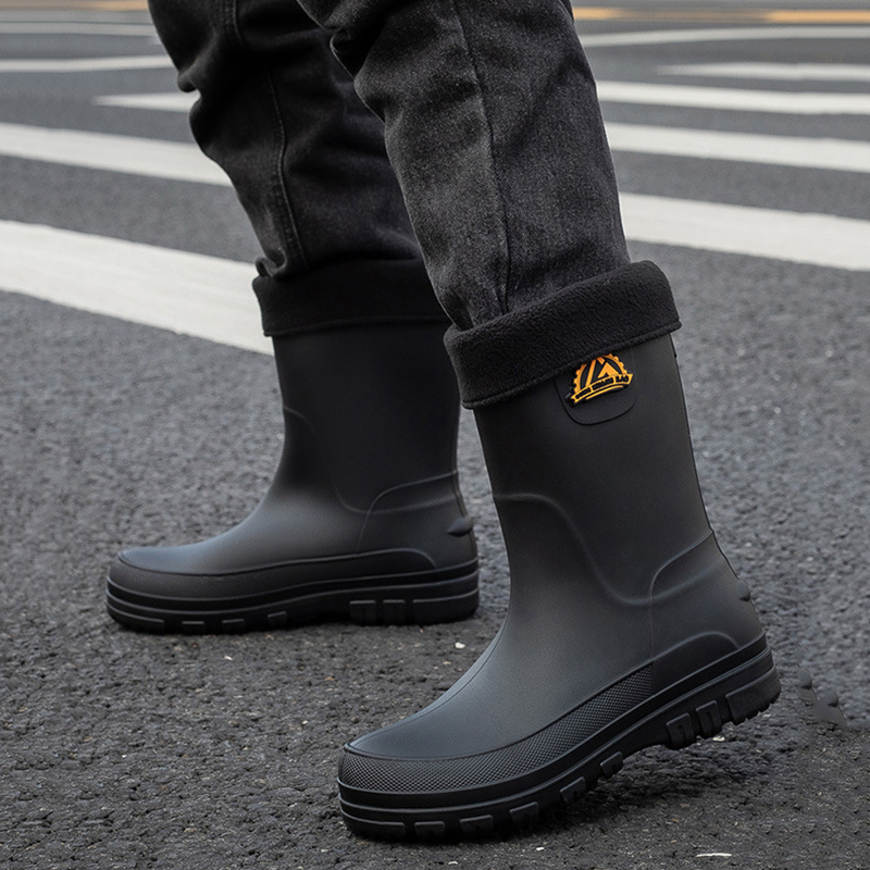 New Fashion Men Rain Boots Pla - Youtube Leatherwork review and price