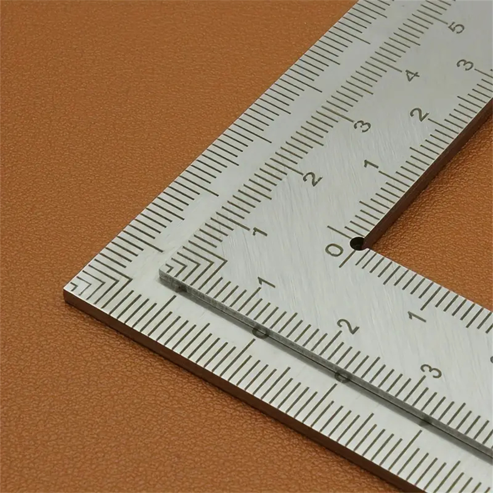 Mini Stainless Steel L-Shaped  - Leatherwork Ruler review and price