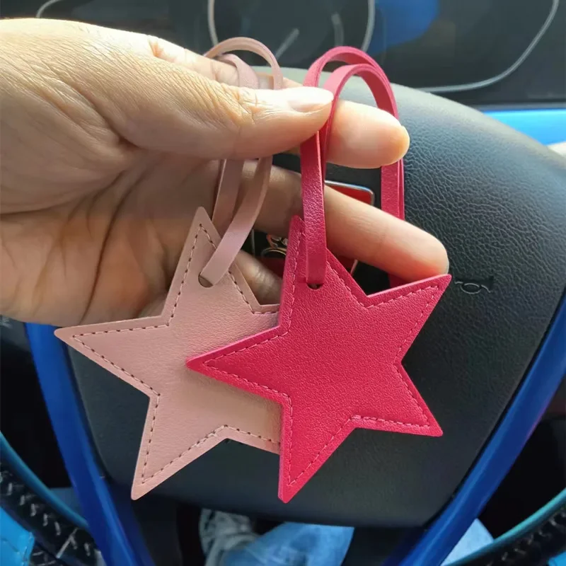 Star PU Leather Tassels Keycha - Leatherwork Ruler review and price