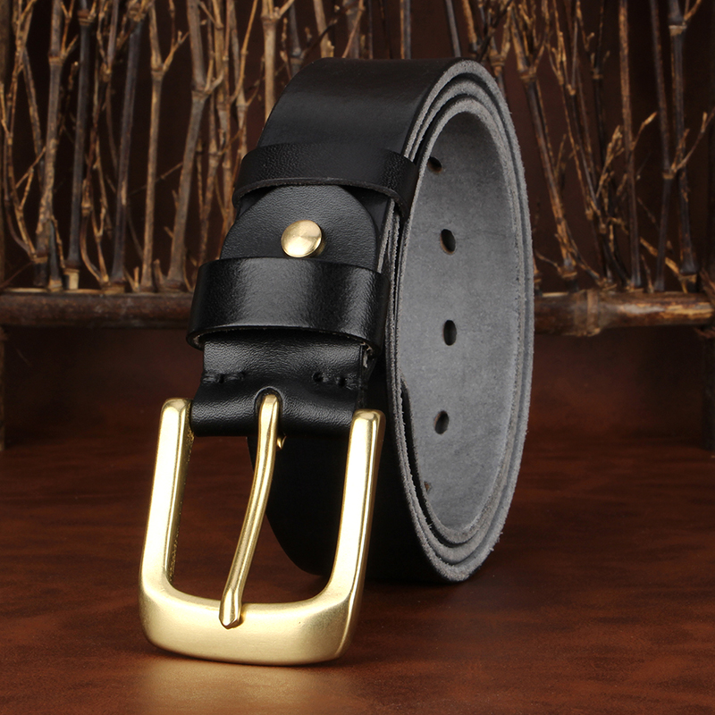 3.8CM Top Cow Genuine Leather  - Leather Works Belt review and price