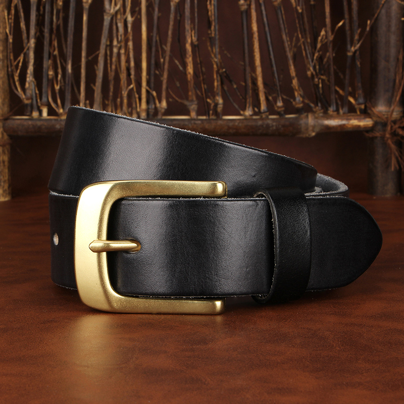3.8CM Top Cow Genuine Leather  - Leather Works Belt review and price