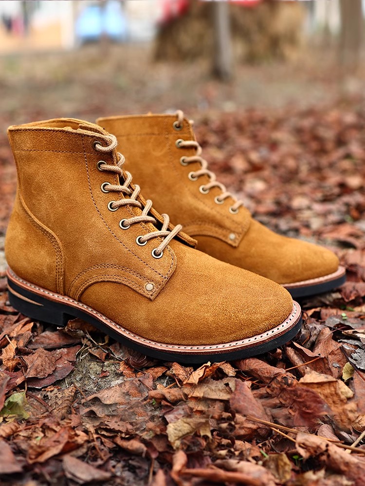 Handmade Leather Desert Boots  - Youtube Leatherwork review and price