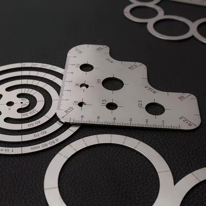 Stainless Steel Round Corner C - Leatherwork Ruler review and price