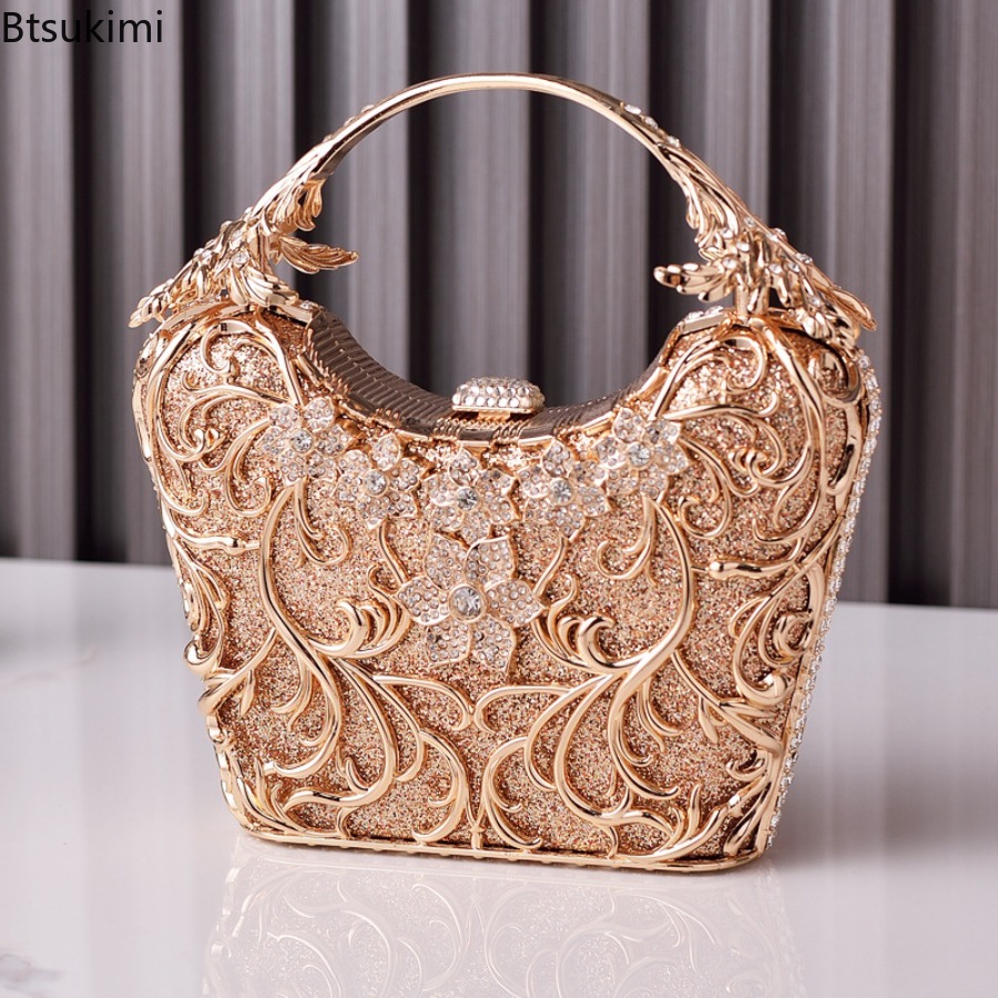 Hollow Out Metal Evening Bags  - Leatherwork Wallet review and price