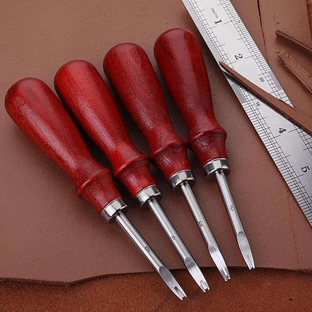1/ 5Pcs Pack Kits Leather Edge - Leatherwork Edge Beveler review and price