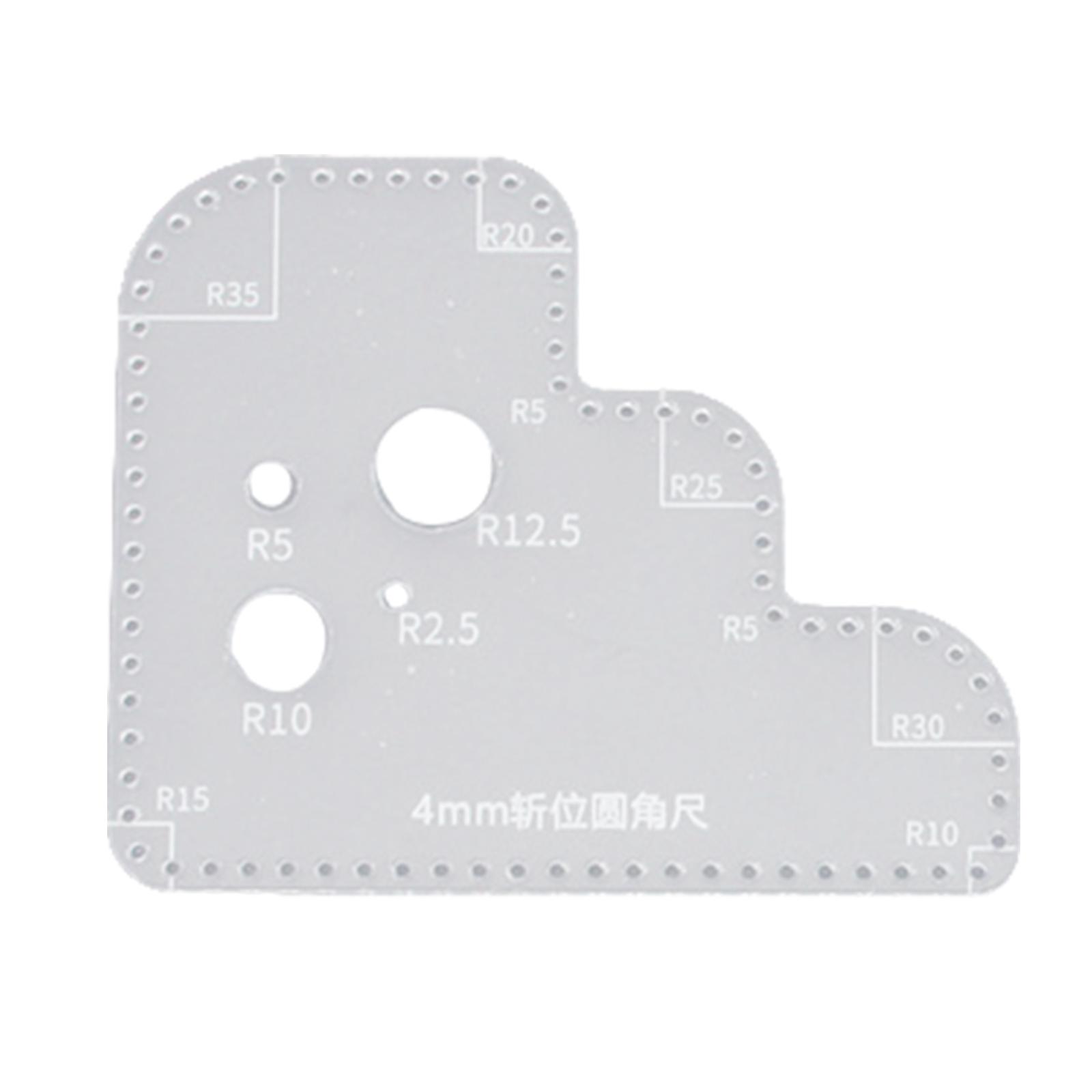 Transparent Acrylic Circle Tem - Leatherworking Guide review and price