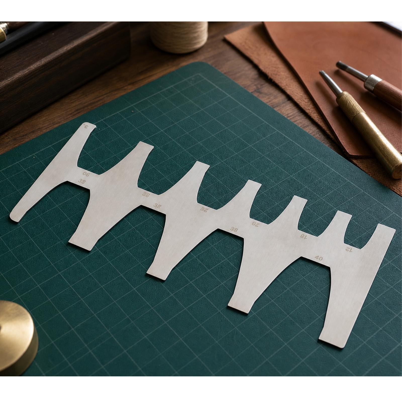 Belt-End Template Ruler 1.2 Mm - Leatherwork Ruler review and price