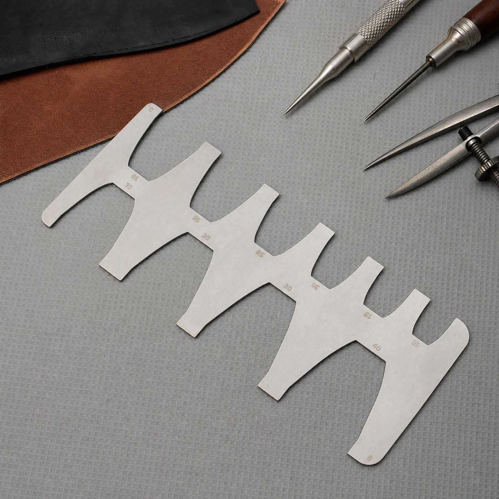 Belt-End Template Ruler 1.2 Mm - Leatherwork Ruler review and price
