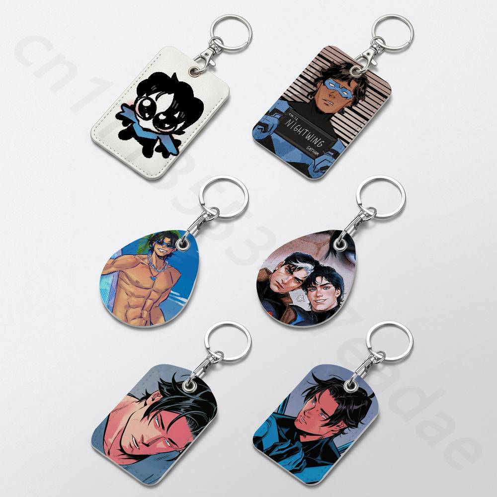 Cute D-Dick Grayson Holder Key - Leatherwork Keychain review and price