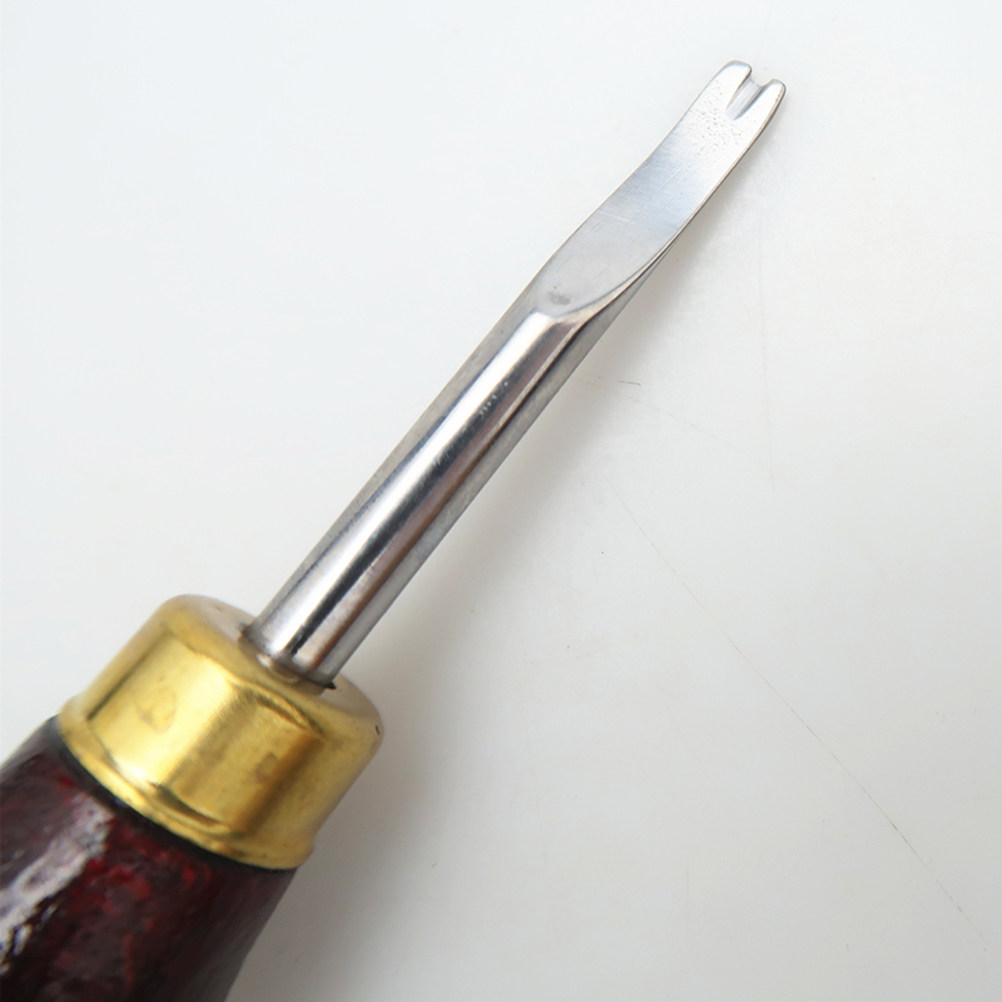 Beveler 1.2mm with Natural Woo - Leatherwork Edge Beveler review and price