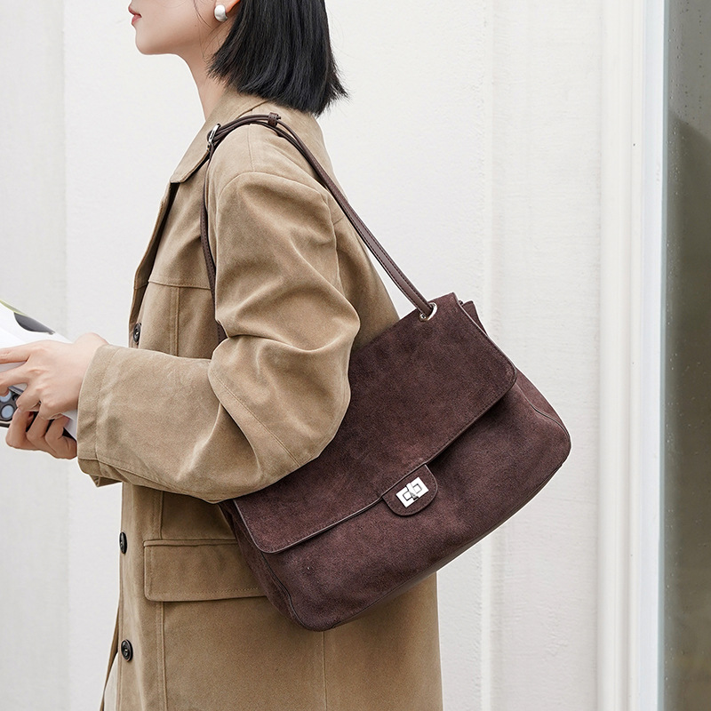 Genuine Suede Leather Underarm - Leatherwork Wallet review and price