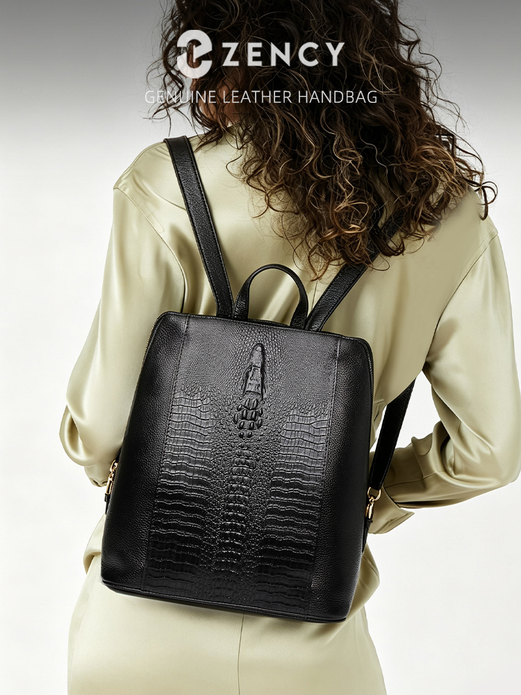 Zency Women's Crocodile Leathe - Leather Work Womens Backpack review and price